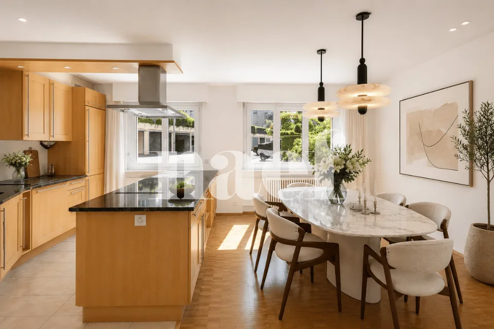 Esclusivo! Ampio appartamento di 3,5 locali con balcone e vista libera sul lago in vendita a Chernex / Montreux