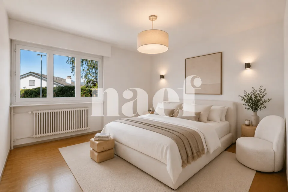 Esclusivo! Appartamento spazioso di 3,5 locali con balcone e vista libera sul lago in vendita a Chernex / Montreux – foto 7 di 8