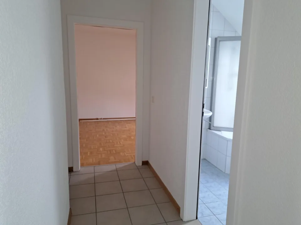 Wohnung mit 3 Zimmern unter dem Dach