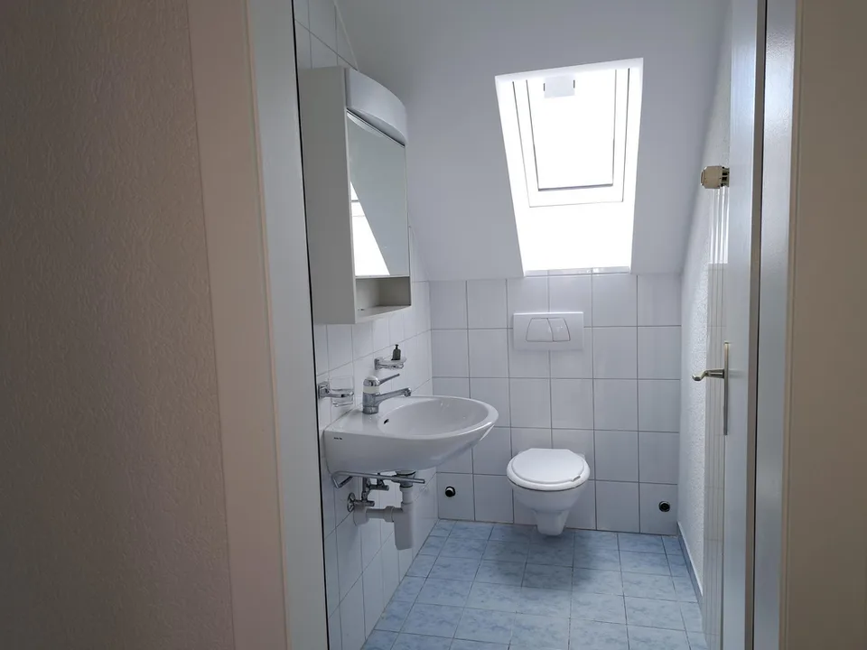 Wohnung mit 3 Zimmern unter dem Dach