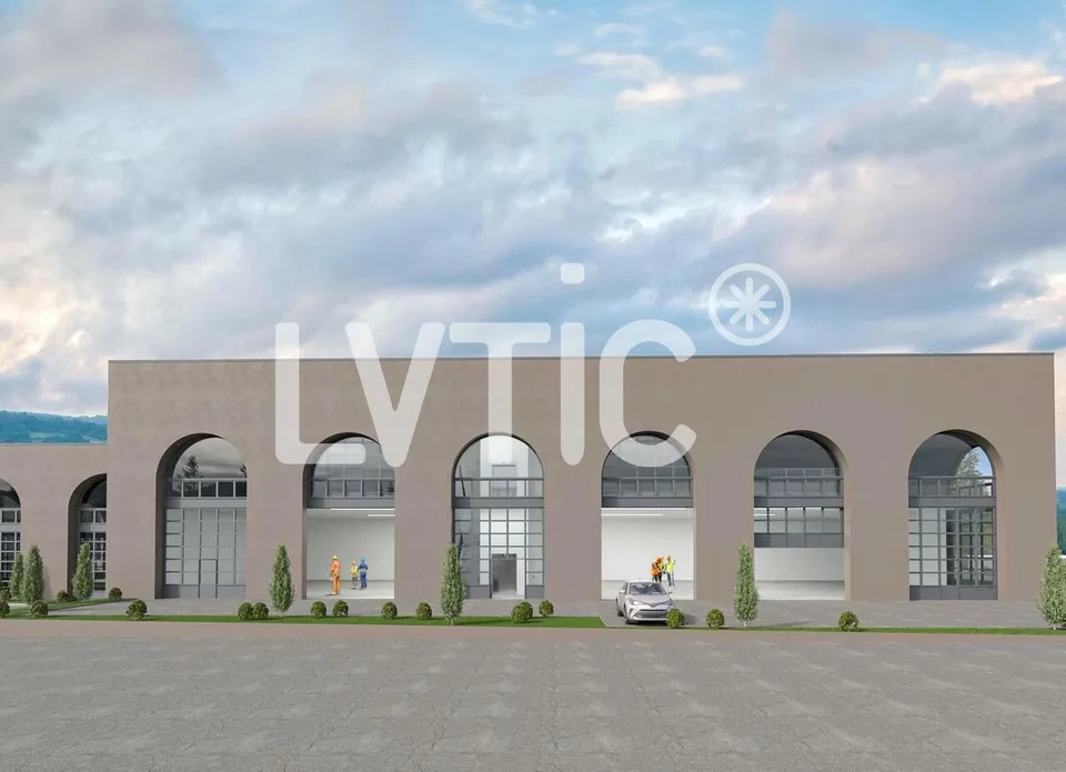 Laboratori, magazzini di 4600 m2, divisibili da 500 m2, in affitto a Yvonand