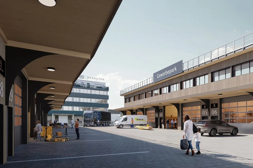 Espaces commerciaux modernes et praticables à Hegnau/Volketswil – Nouveau bâtiment 2026