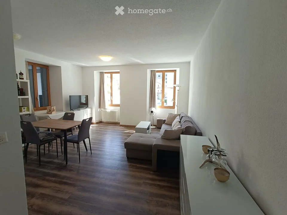 Furnished 2-room apartment for limited time in Glis