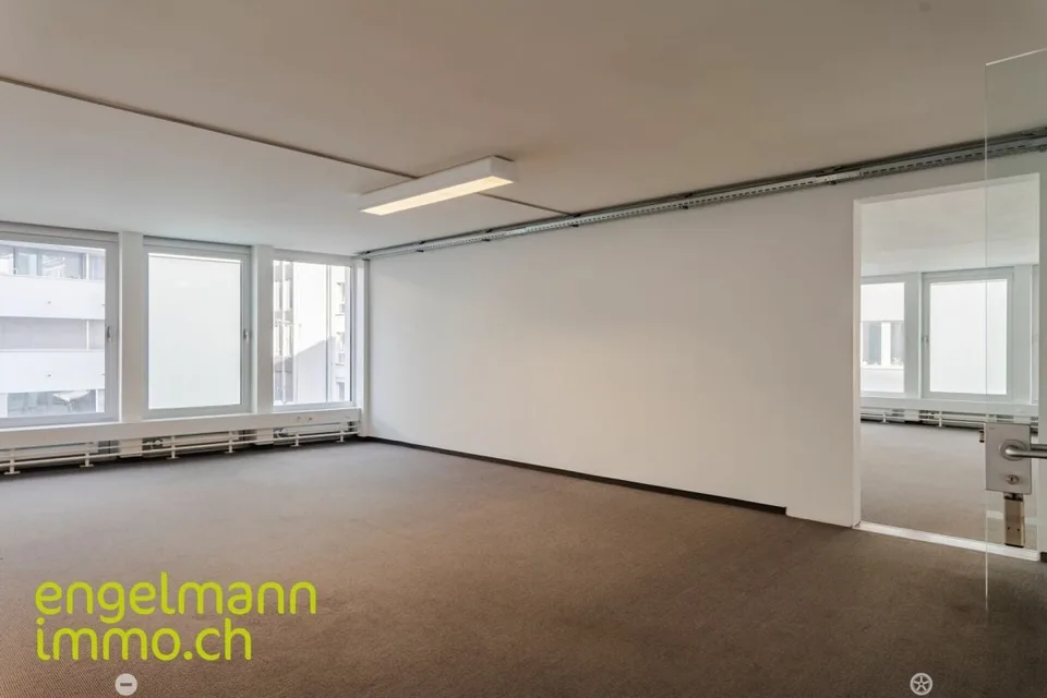 Zentrale Büroflächen von 62 m2 bis zu 282 m2 / Bureaux au centre-ville de 62 m2 à 282 m2