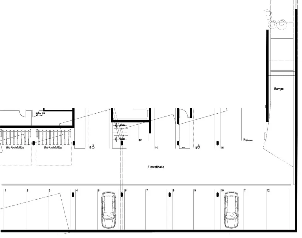 Place de parking en garage souterrain