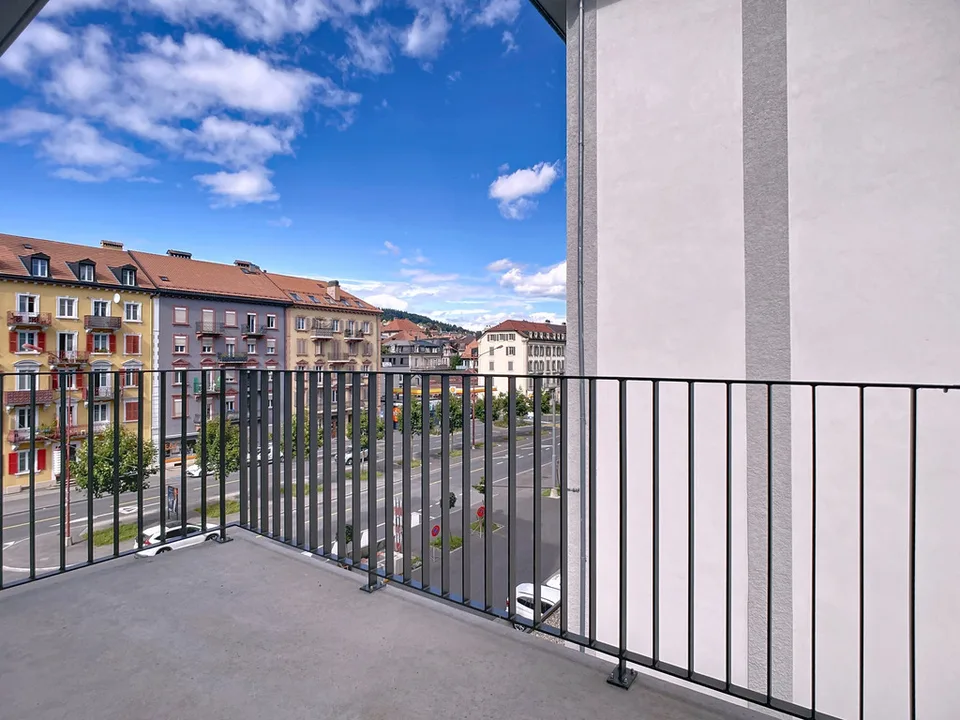 Wohnung mit 2.5 Zimmern und Balkon
