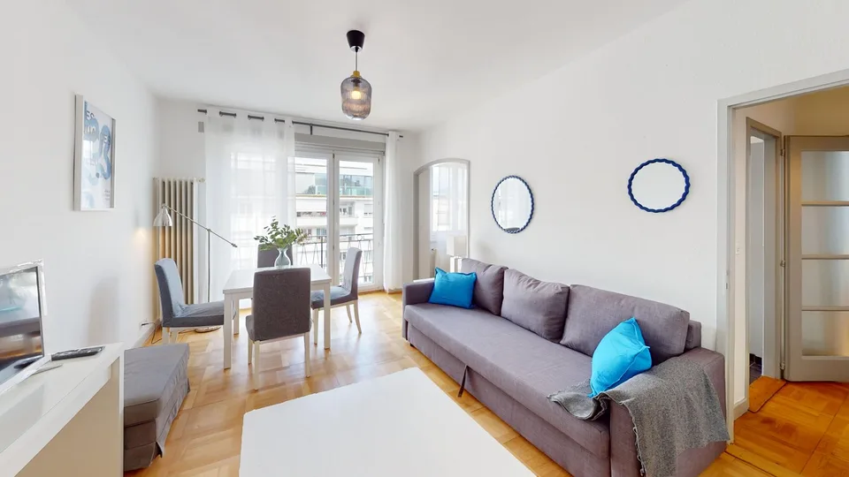 Lovely 1-bed with Balcony in Geneva's Charmilles District