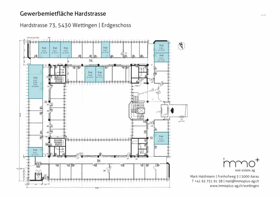 Büros in ruhiger Umgebung 58 m²