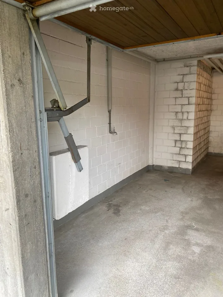 Garage box available from 01.08.2026 with electricity and water connection