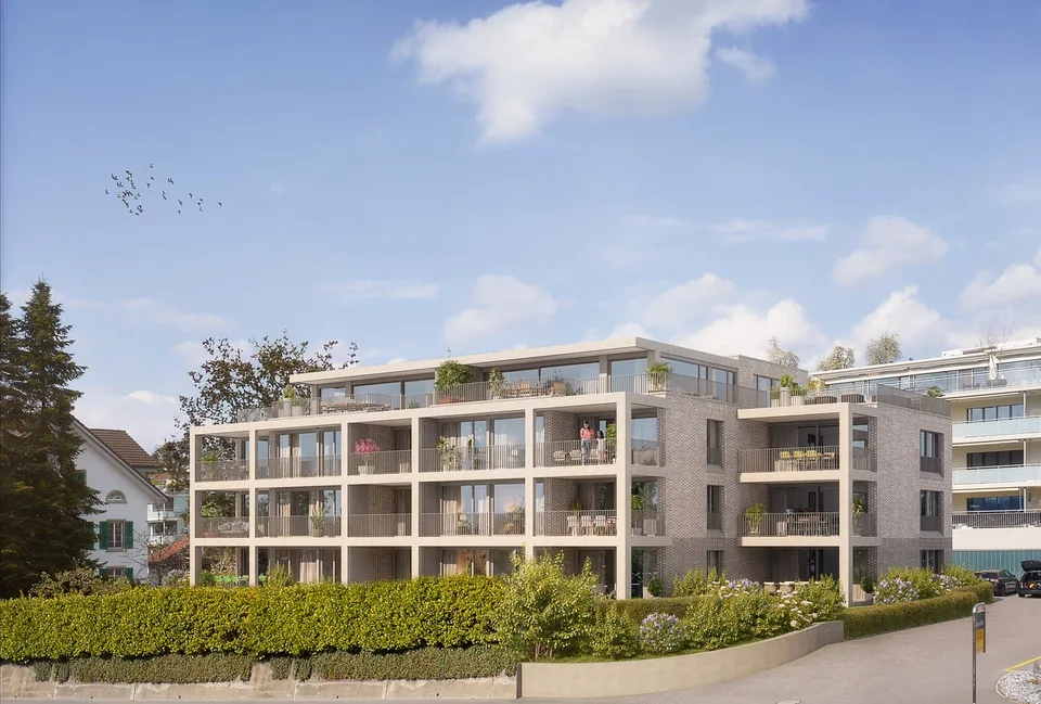 Primo affitto: delizioso appartamento giardino 1,5 locali con vista