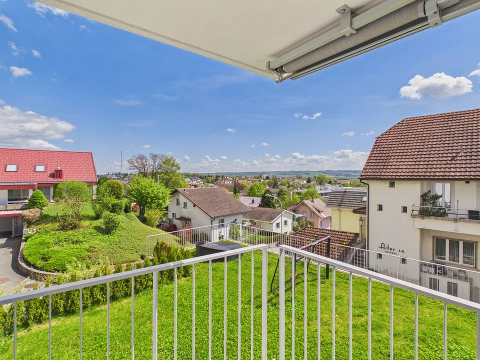 Wunderbare Aussicht aus Neubauwohnung