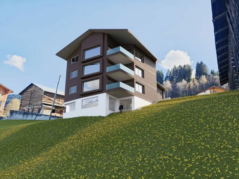Neubau "Chasa Pilavarda" - 4.5 Zimmer-Wohnung im Dachgeschoss