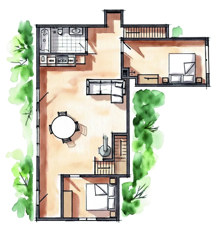 Chalet Alpenrösli – construit en 1936, entièrement rénové en 2026, avec sauna privé