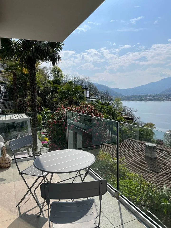Monolocale vista lago