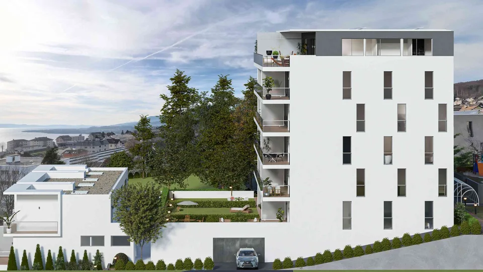 Neuchâtel centre - Magnifiques appartements de 4,5 pièces avec dégagement et situation privilégiée