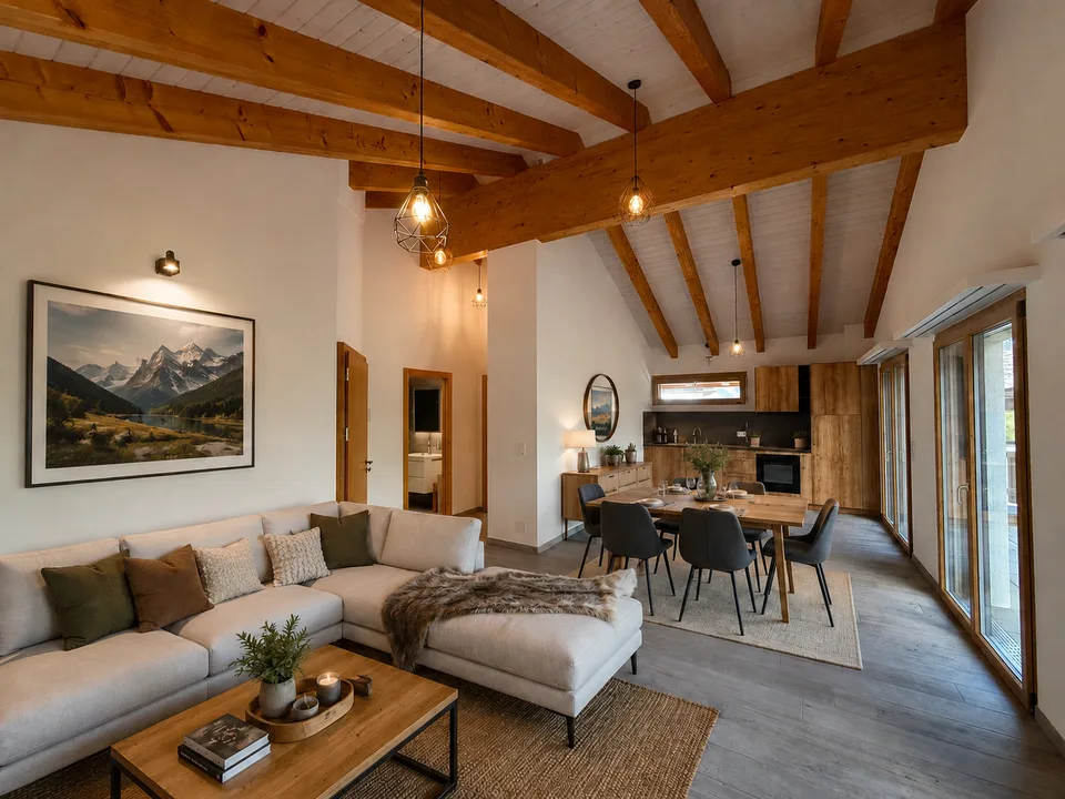 Magnifique attique avec terrasse et vue panoramique