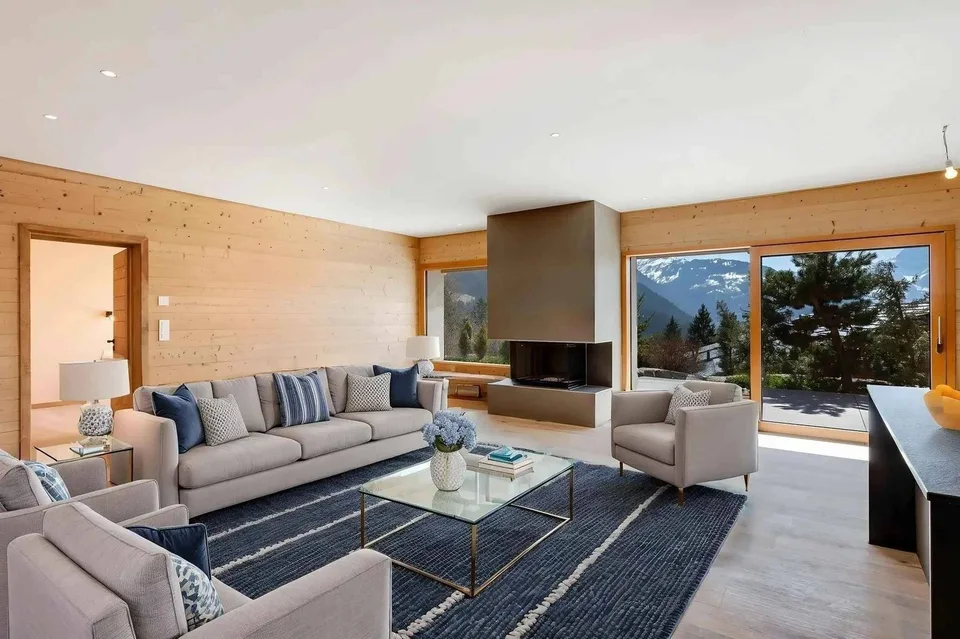 Chalet der Superlative mit Panoramablick auf die Dents du Midi