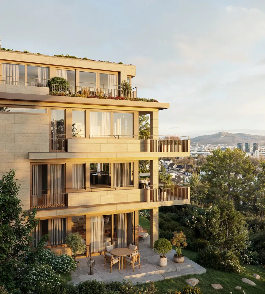 Modernes Zuhause mit Weitsicht - im Neubauprojekt Höngg25
