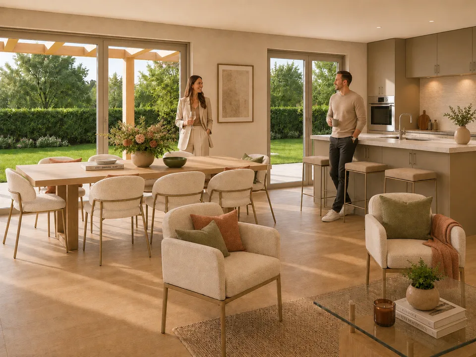 Superb architect-designed villa on plan in Rolle - 2 steps from Lake Geneva