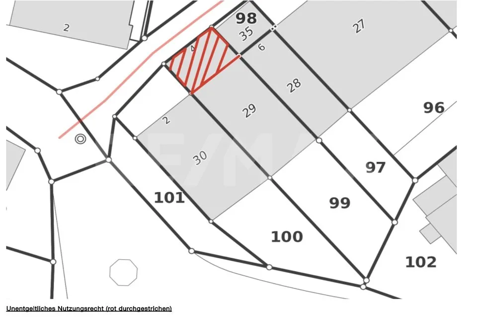 Garage / Kataster Nr. 100 in Trasadingen zu verkaufen