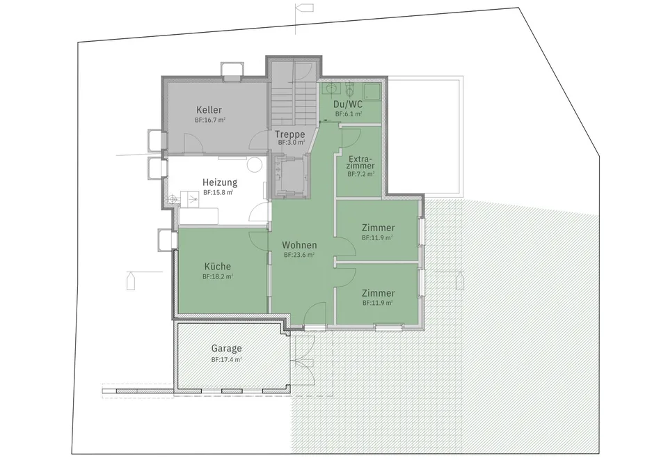 Moderne 3.5-Zimmer-Wohnung mit unverbaubarer Aussicht und sonnigem Sitzplatz – Foto 18 von 18