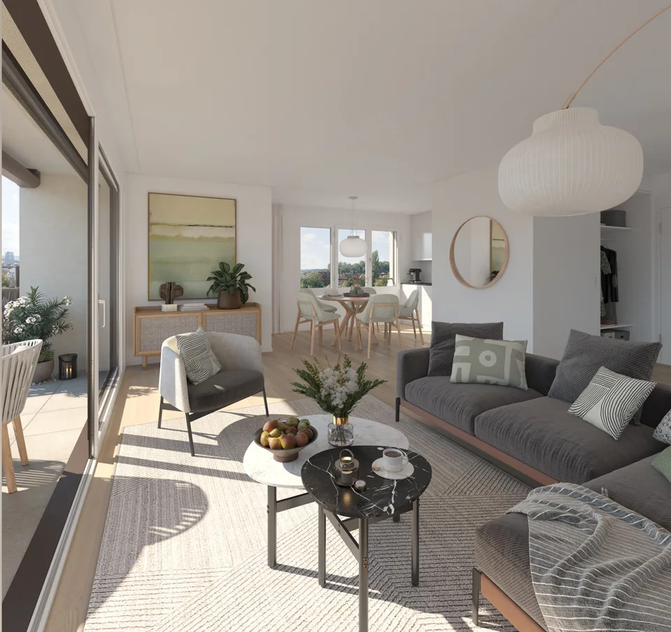 Attractive 3.5-room new apartment