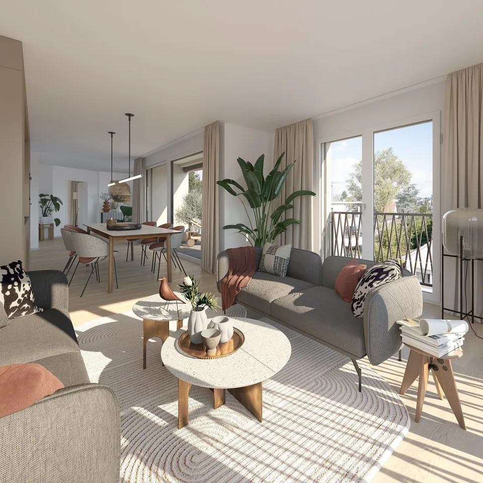 Attractive 3.5-room new apartment