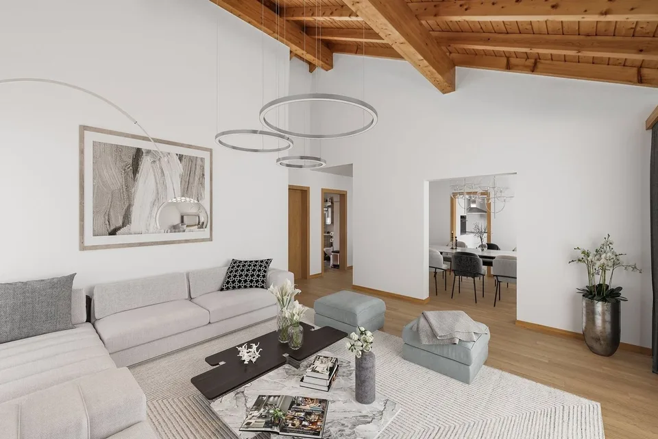 Exceptional villa in Grimisuat - Spacious plot and panoramic view