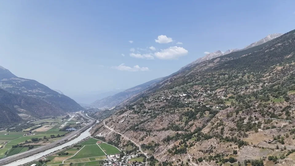 Aussichtsreiches Bauland in Eggerberg bei Visp