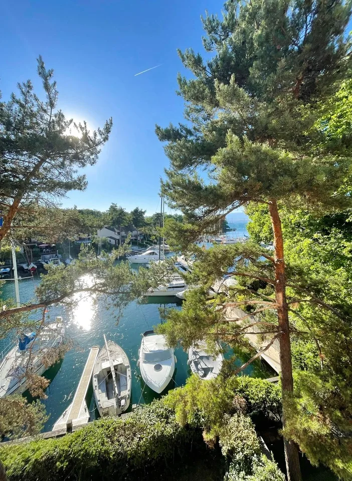 Duplex en dernier étage rénové à Port Ripaille