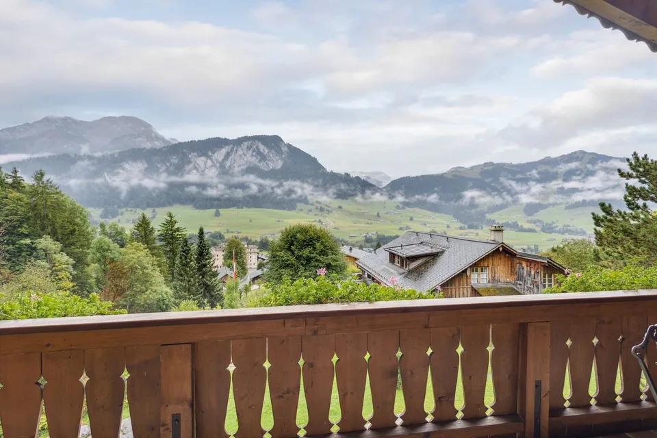 Chaleureux appartement en duplex à Château-d'Oex avec cheminée