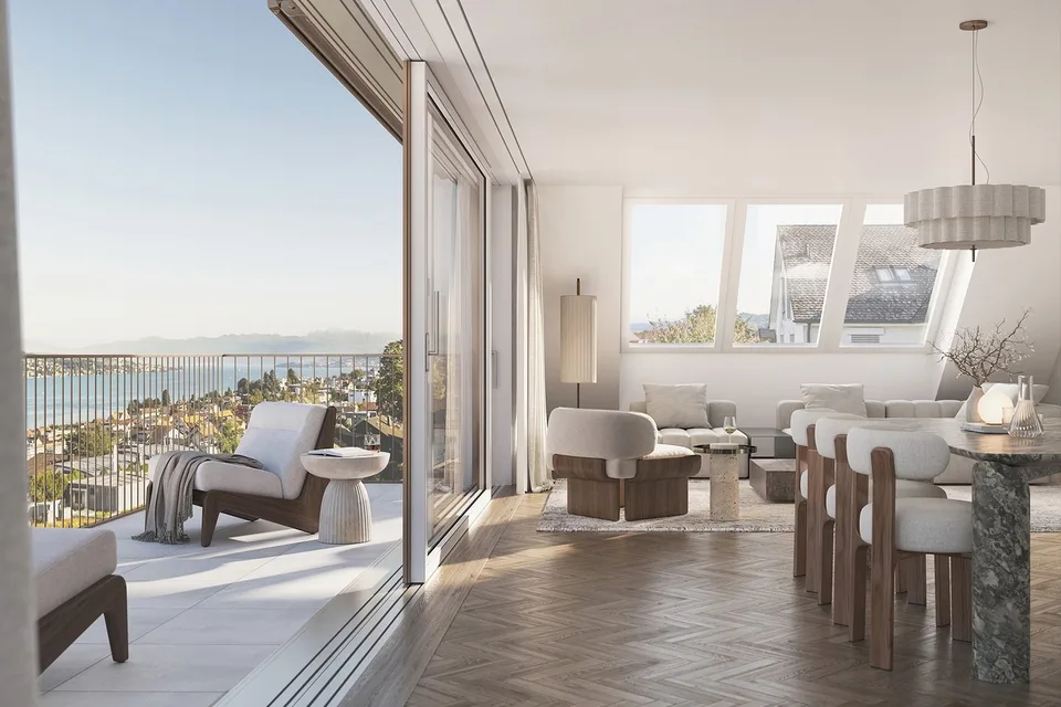 Einzigartiges Penthouse-Duplex mit Spektakulärer Seesicht