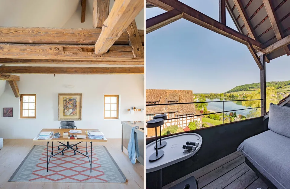 Historisches Anwesen mit Rheinanstoss und Weitblick