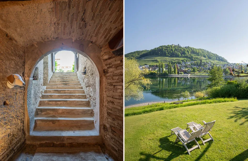 Historisches Anwesen mit Rheinanstoss und Weitblick