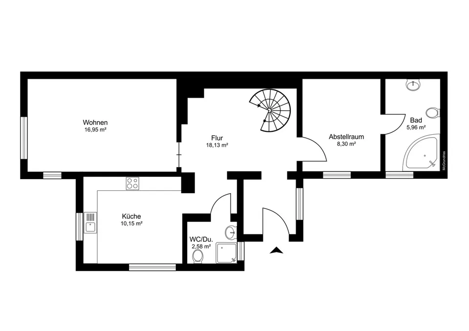 IMMORath.de - 5-Zimmer Doppelhaushälfte mit Innenhof – Foto 11 von 13