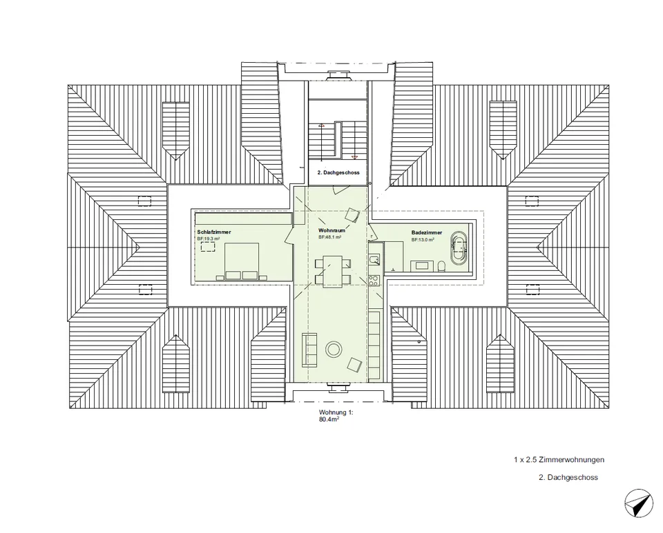 Appartement de charme exclusif 2½ pièces – photo 14 sur 15