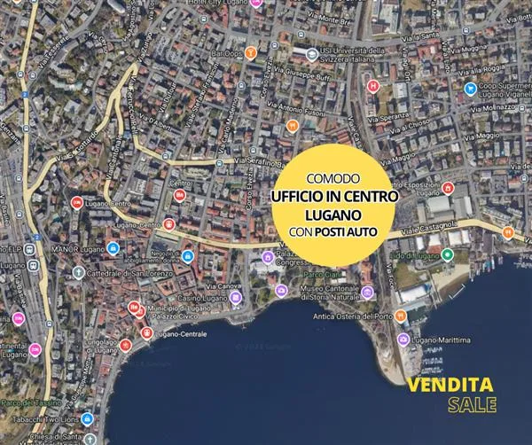 Lugano: Bureau de 10 pièces