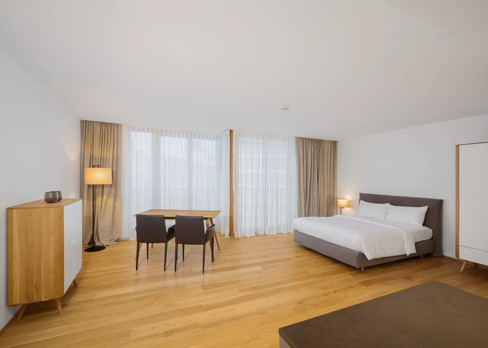 Alpine living with hotel service