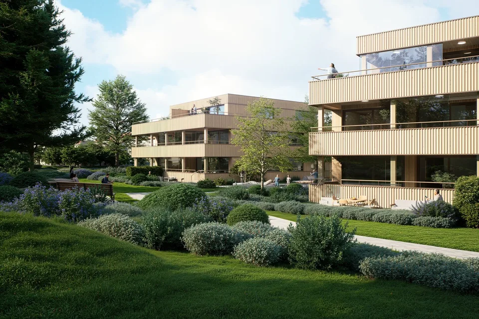 Vivre dans le parc - Cinq appartements de luxe à Goldach