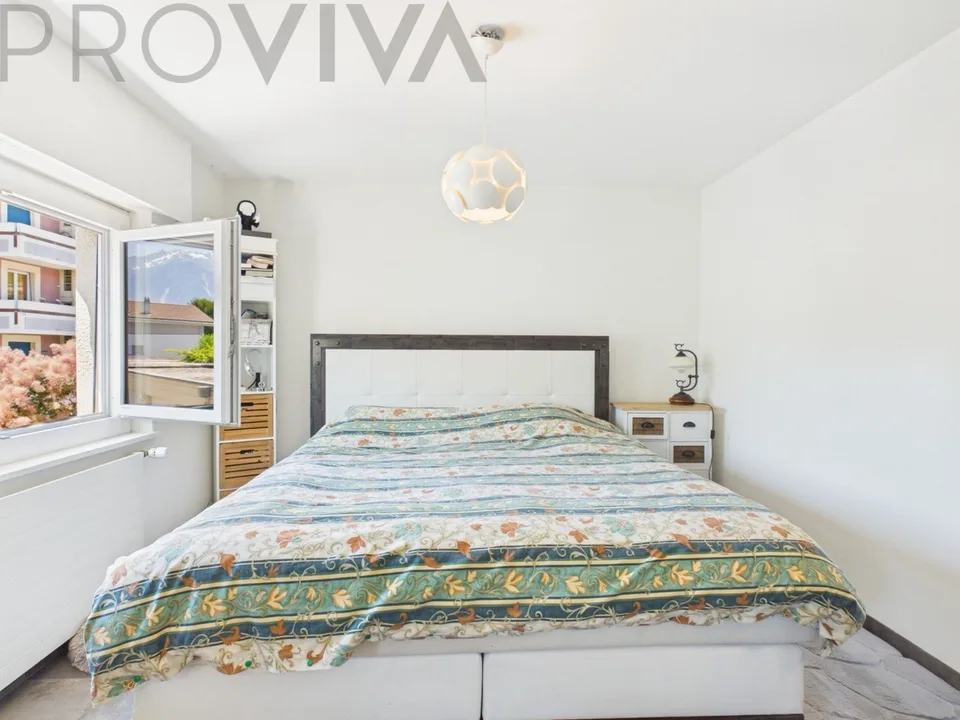 Appartamento unico con terrazza privata (92 m²) nel cuore di Fully