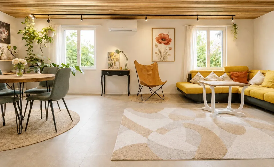 Casa unifamiliare climatizzata con ampio ambiente, casetta da giardino e garage, in una posizione tranquilla a Niederlenz