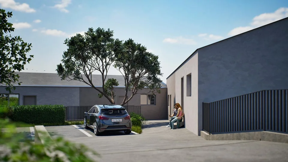 Neue Werbung "Les Hauts de Collonges": 6 moderne Reihenhäuser mit 4,5 Zimmern