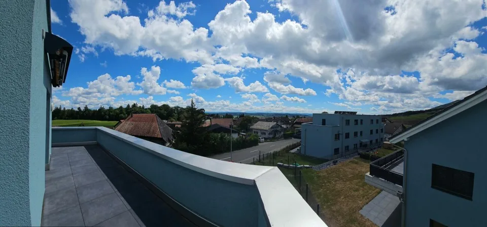 Klein aber fein mit Alpen vor der Tür - Attikawohnung mit atemberaubender Panoramastrasse