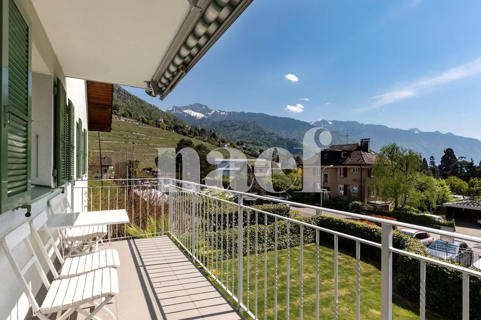 Bel appartement de 4.5 pièces dans un quartier calme et résidentiel à vendre à Clarens / Montreux