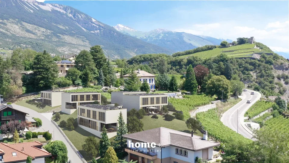 Nouvelle promotion de 5 villas individuelles avec vue exceptionnelle à Veyras