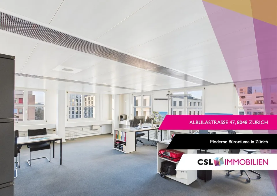 Moderne Bürofläche an der Albulastrasse 47 in Zürich