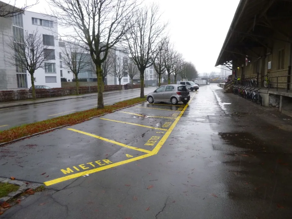 Parkplatz am Bahnhof Arbon