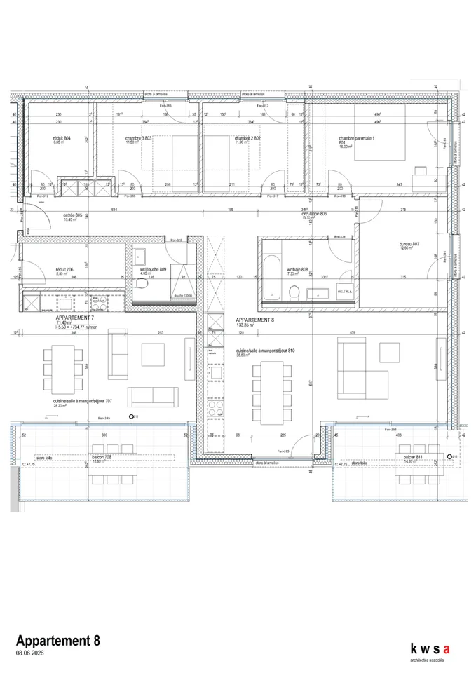 Neue, geräumige 5.5-Zimmer-Wohnung mit großem Südost-Balkon – Foto 6 von 12