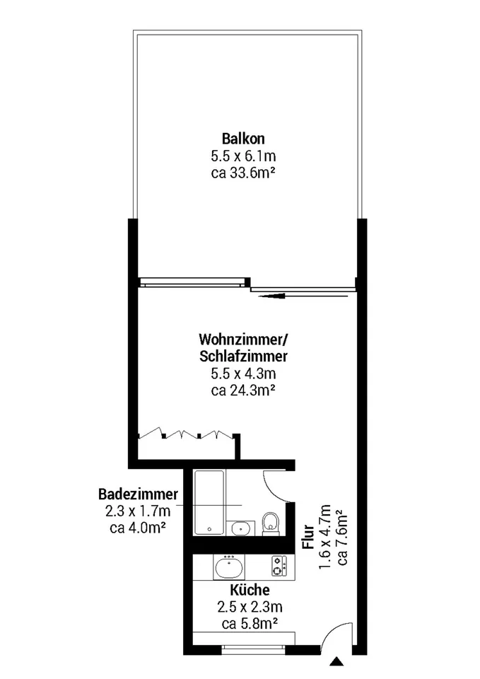 Apartments mit Designer Möblierung und voller Seesicht in Horgen/Zürich/Zug/Pfäffikon. – Foto 10 von 10