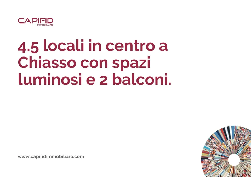 CHIASSO - 4.5 LOCALI IN CENTRO